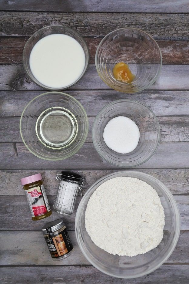 vanilla-chocolate brioche ingredients