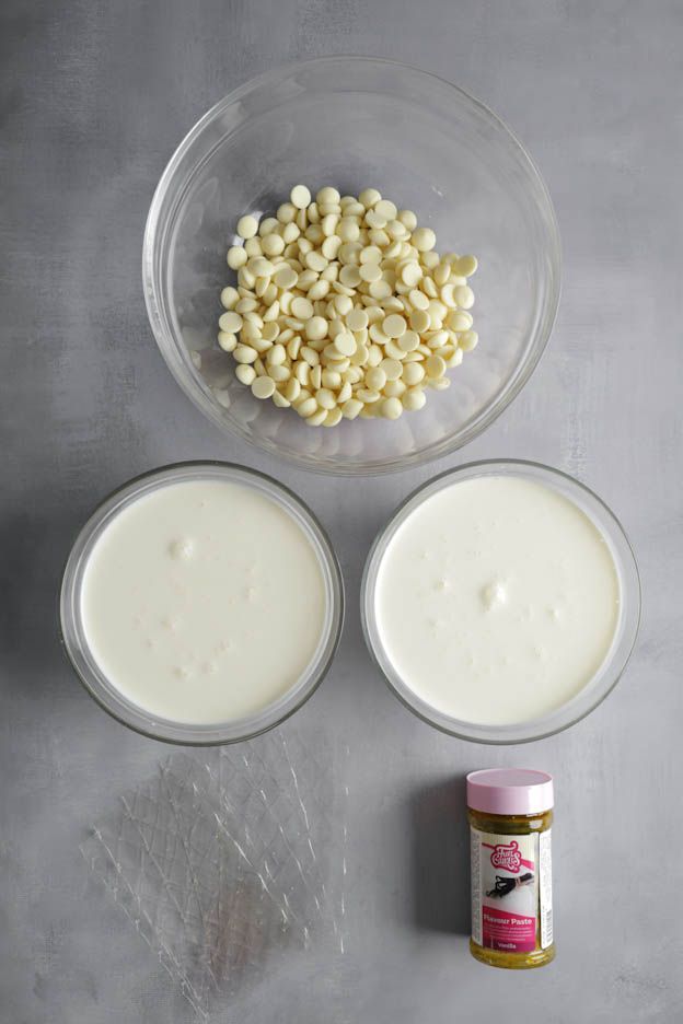ingredienti ganache montata vaniglia