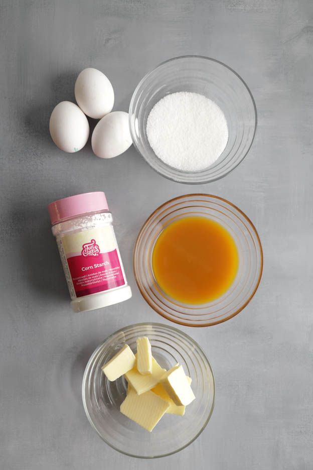 Dulcey-passion entremet ingredients