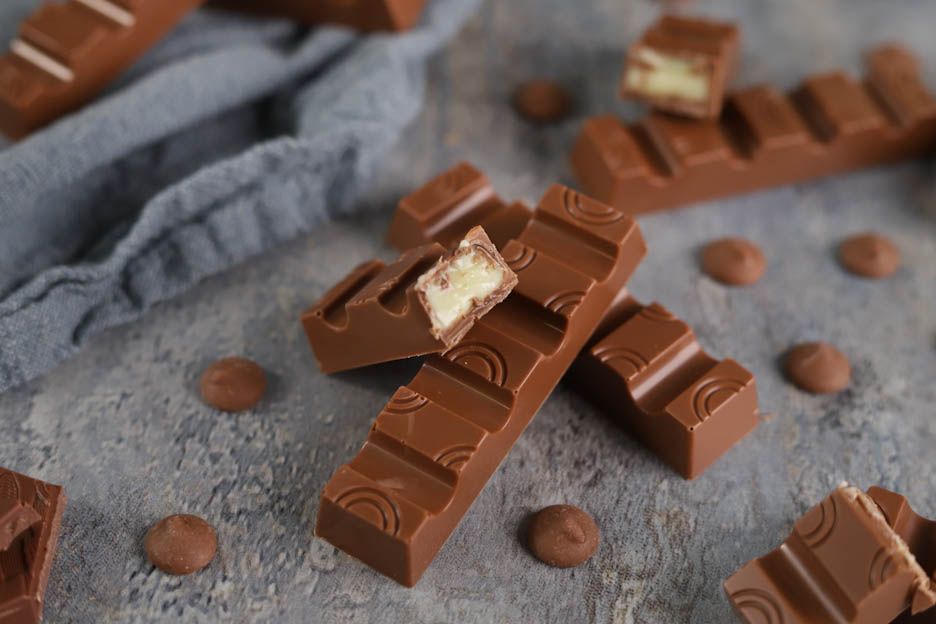 Homemade Kinder bars
