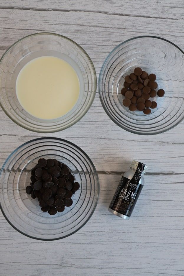 mini chocolate-coffee tigrés ingredients