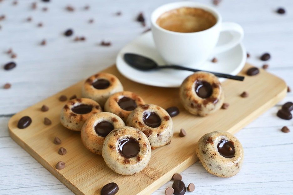 Mini chocolate-coffee tigrés