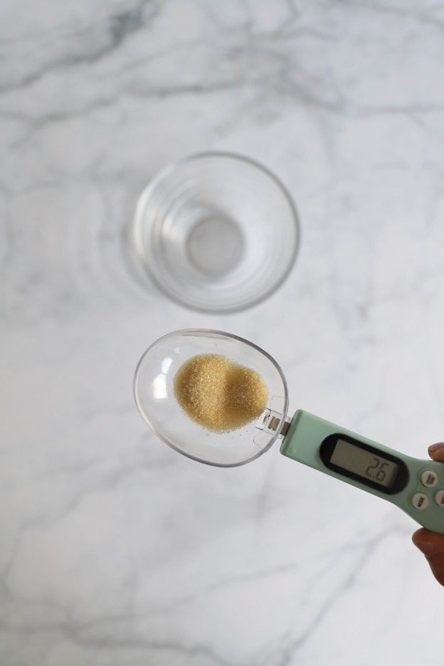ingrediente panna cotta pesca