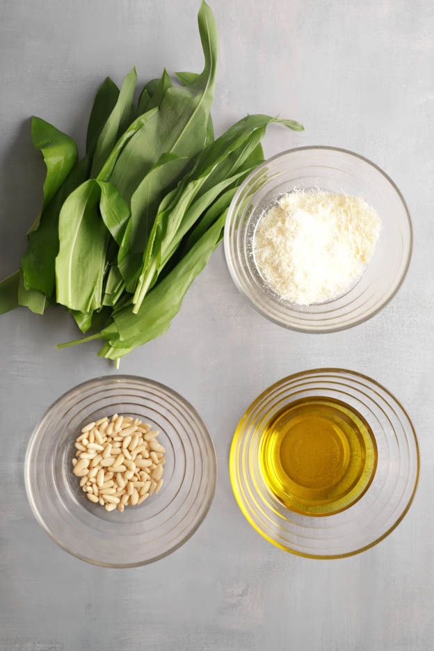 wild garlic roulade ingredients