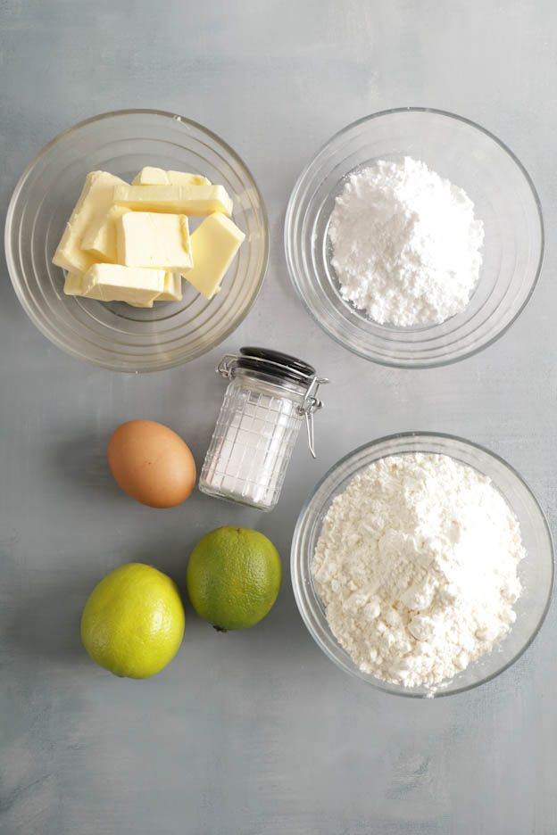 ingredients for caramelized almond tart