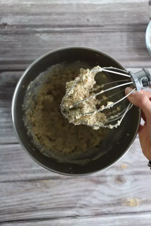 Flour being added