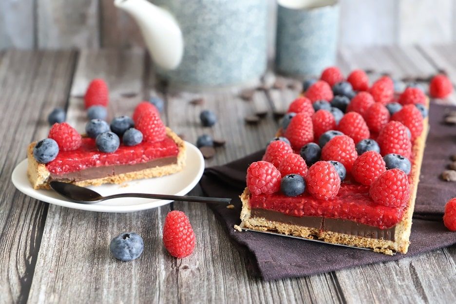 Himbeer-Schokoladen Tarte