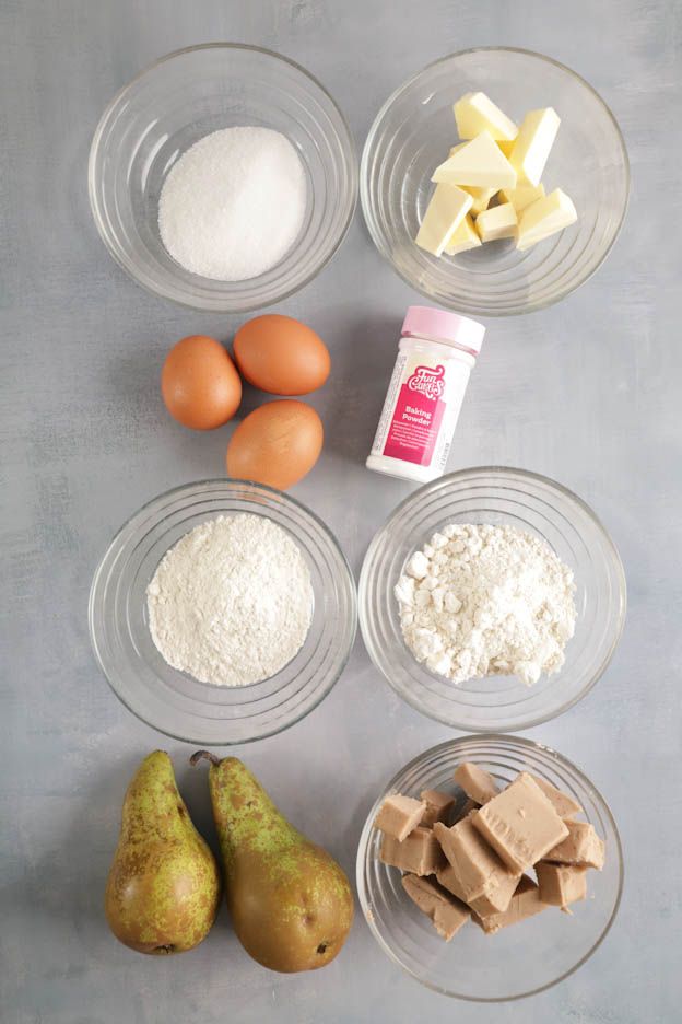 ingredients upside-down vermicelli tart