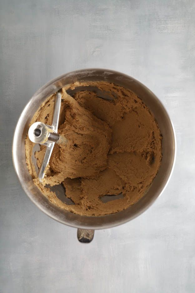 Dough being kneaded