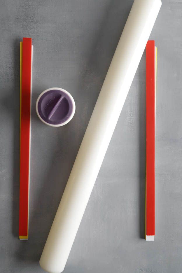 Rolling pin and dough bars