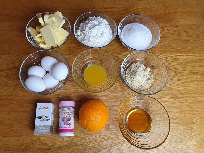 orange cake ingredients