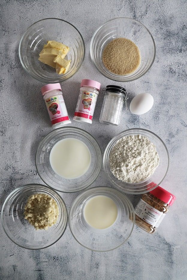 ingredienti donuts di Natale