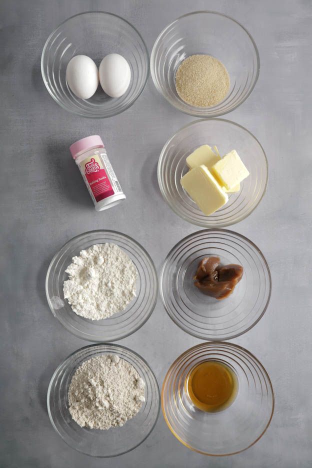 ingredienti Madeleine alla castagna