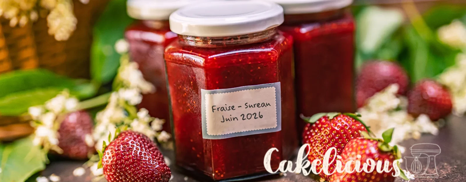 Making strawberry elderflower jam yourself