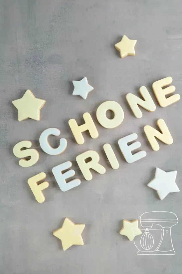 Nachricht «Schöne Ferien» aus Guetzli