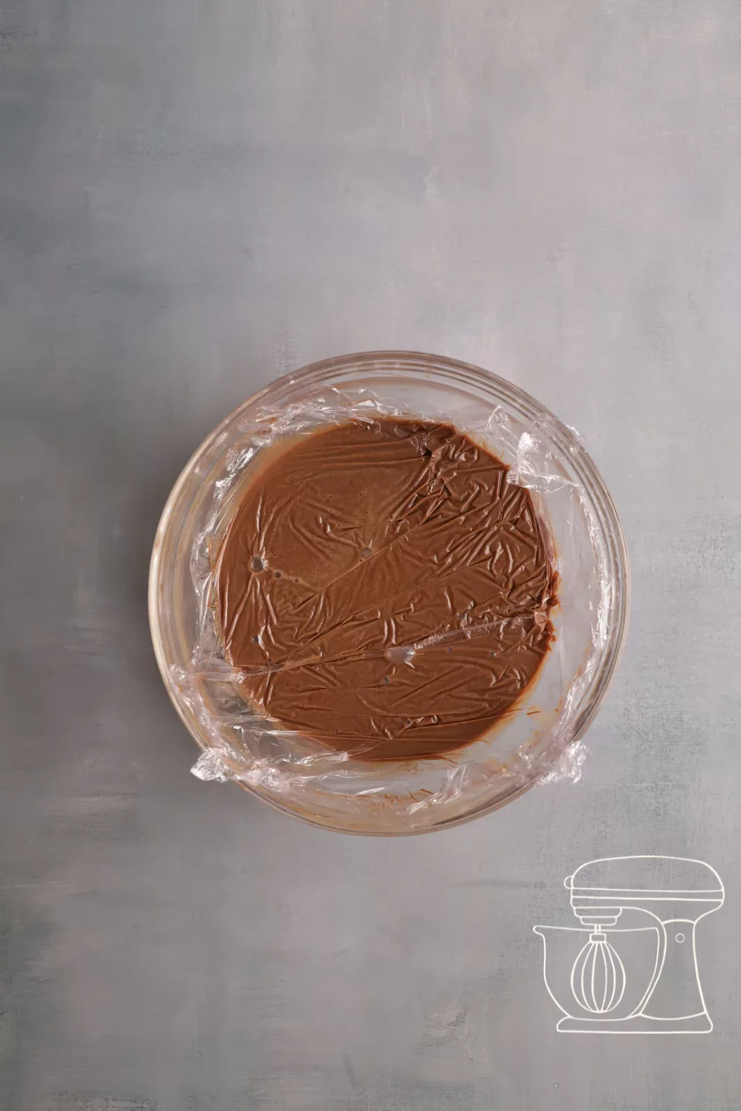 Covered Ganache ready for the fridge