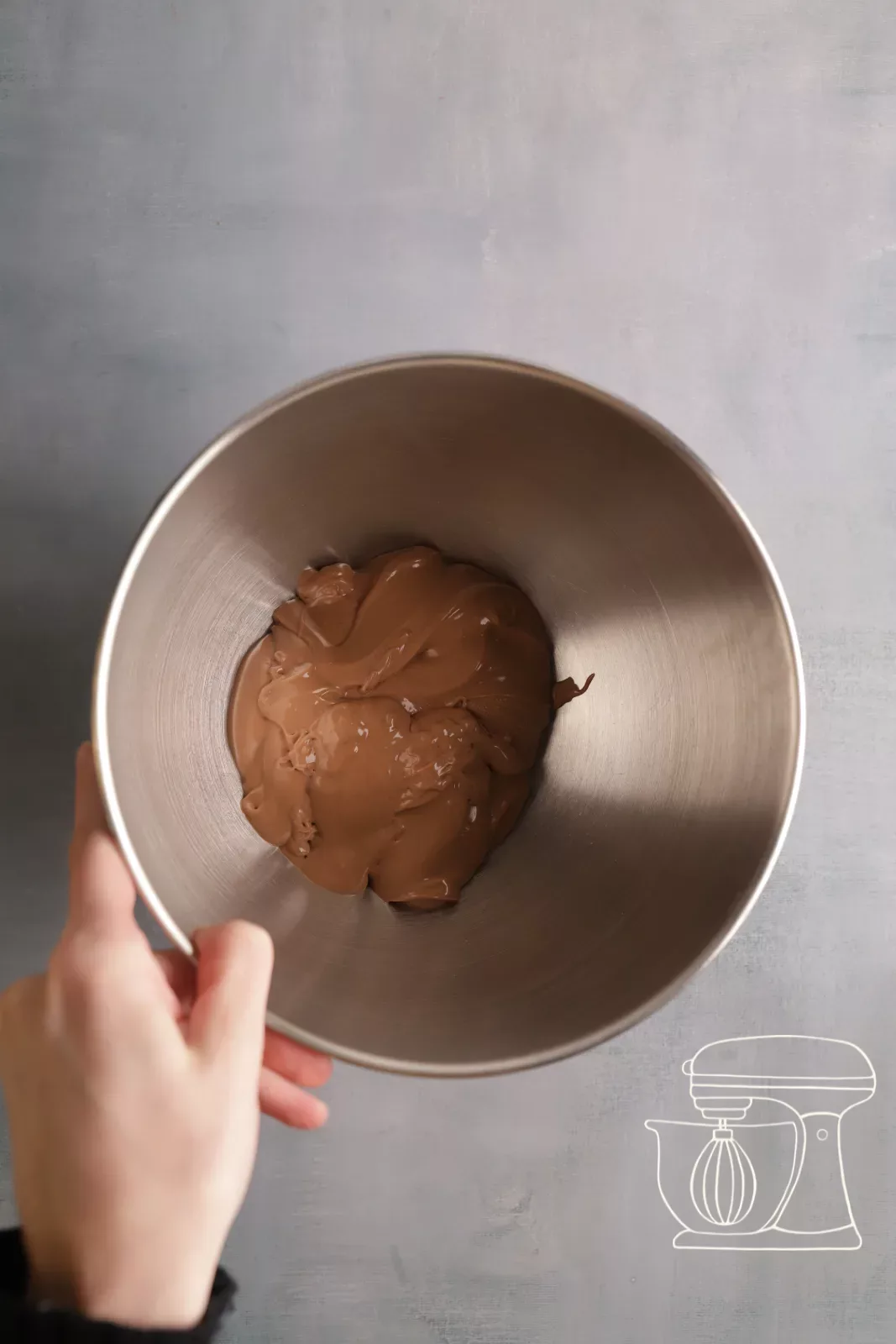 Chilled Ganache with a gel-like texture