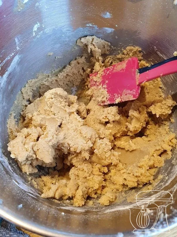 Finished Spitzbuben dough in the Bowl