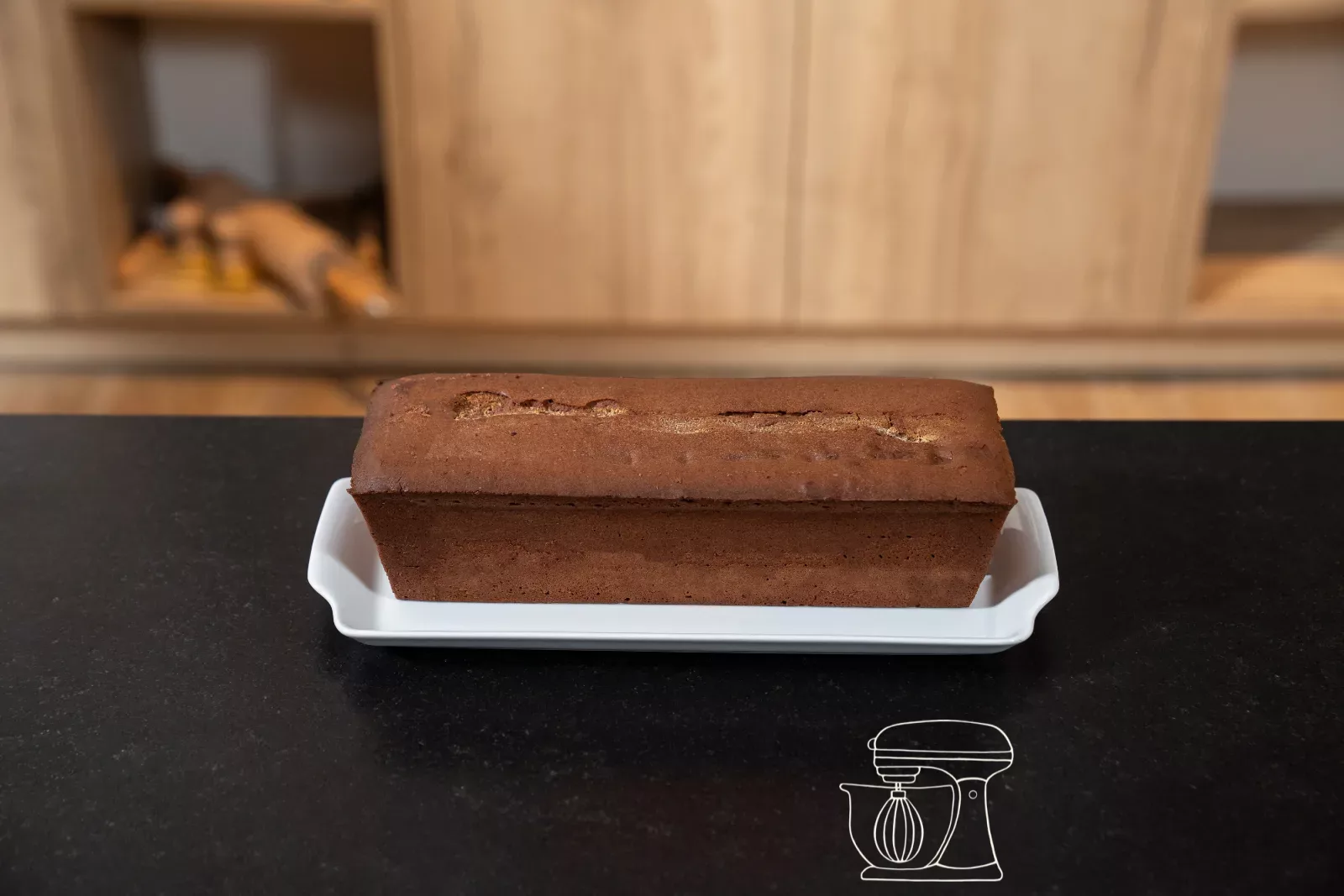 Gebackener Halloween-Marmorkuchen