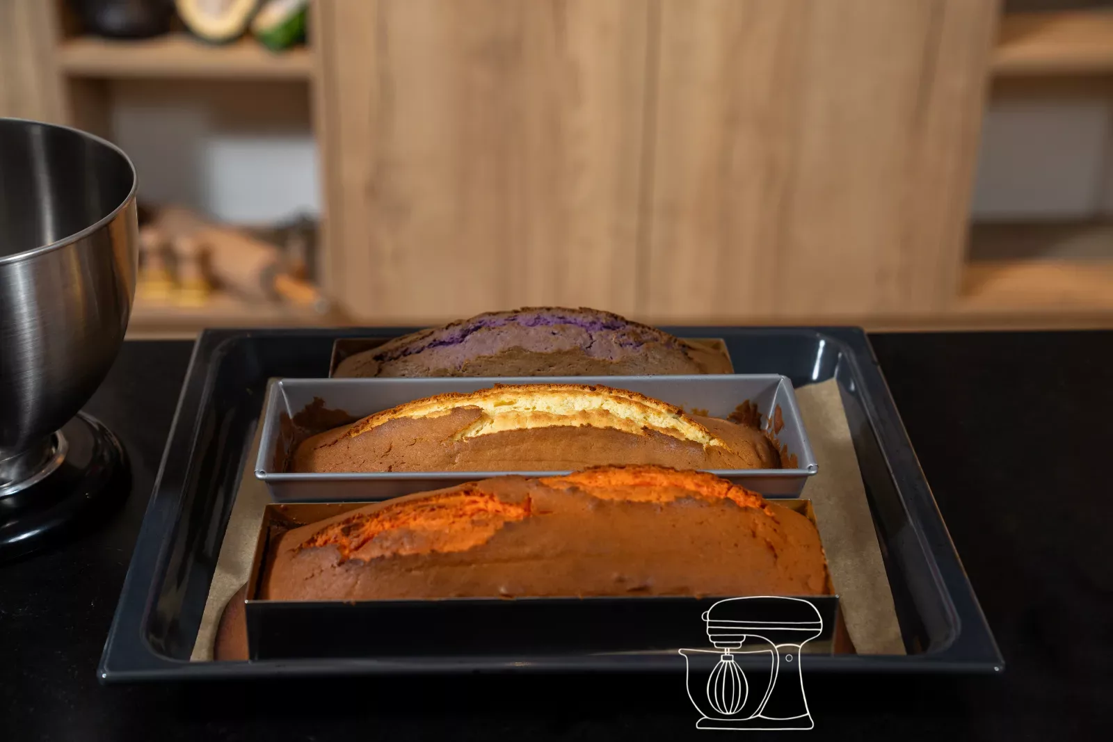 Die drei gebackenen Kuchen