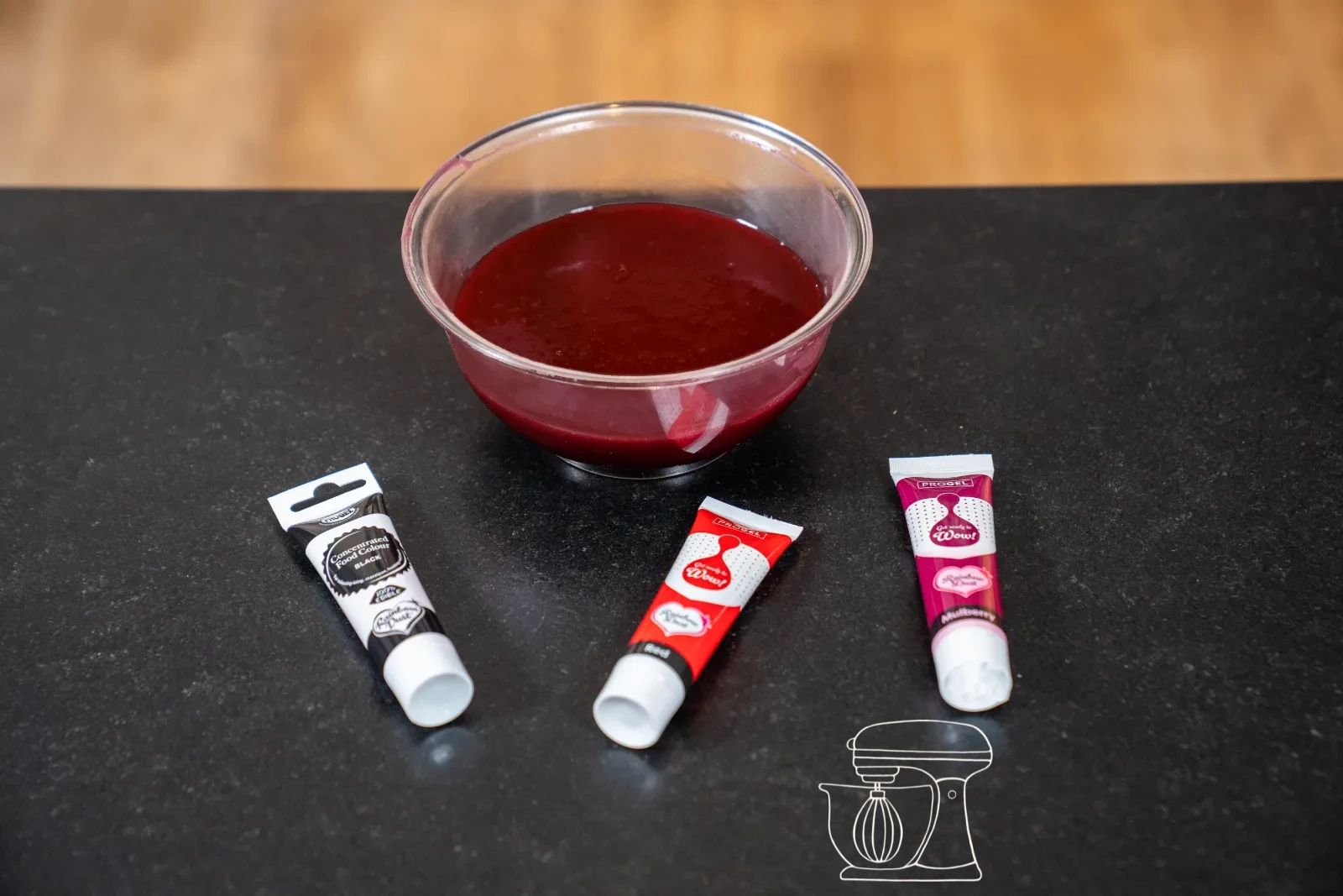 Glaze the cherries