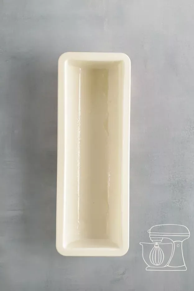 Moule à bûche préparé