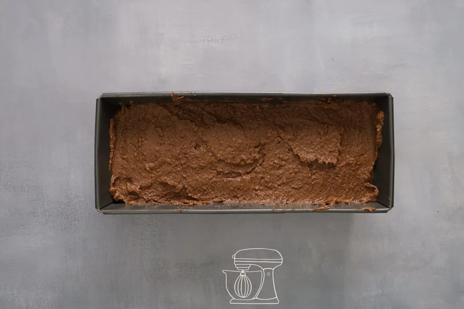 Cake al cioccolato e nocciola nel forno