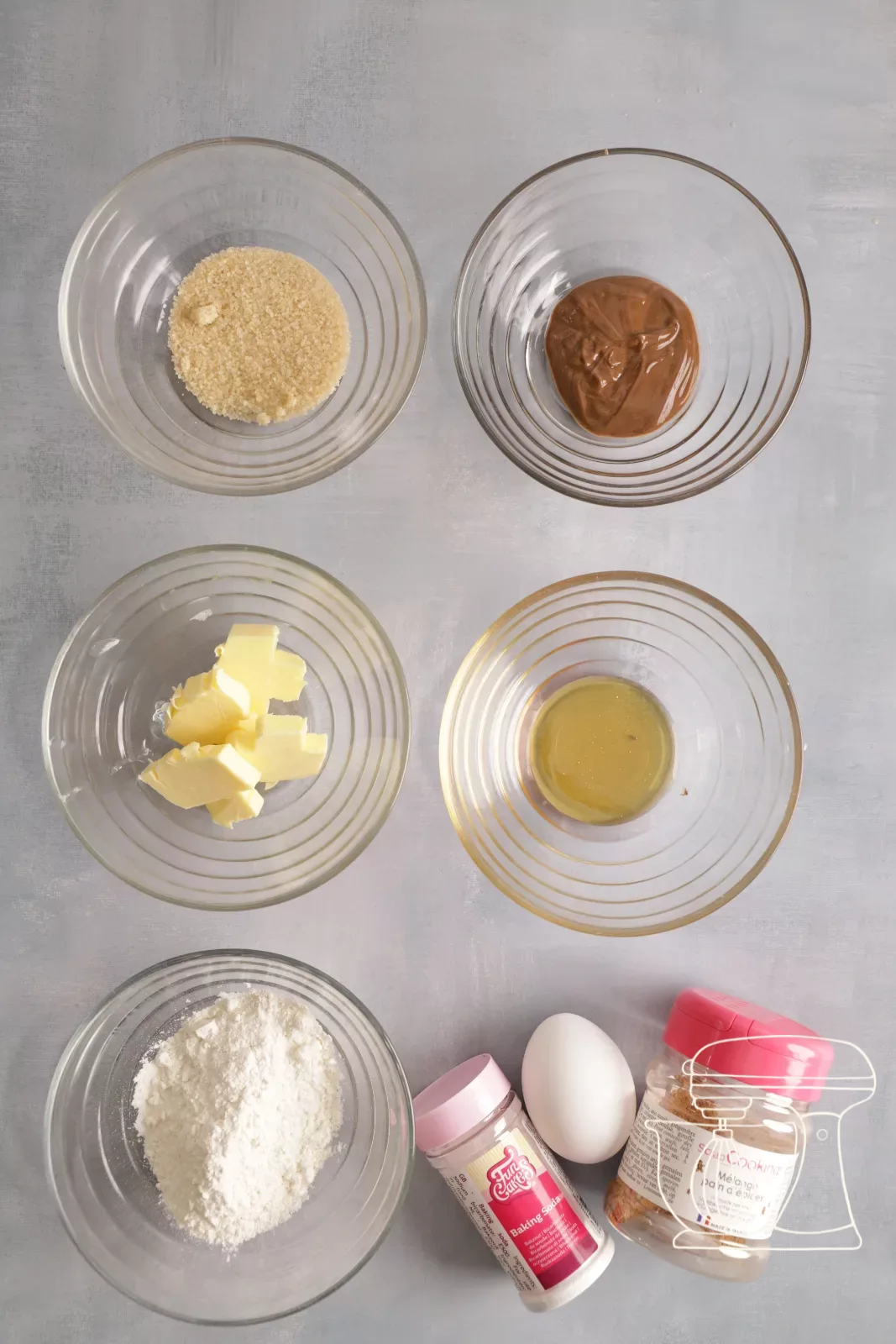 Ingredienti per la madeleine