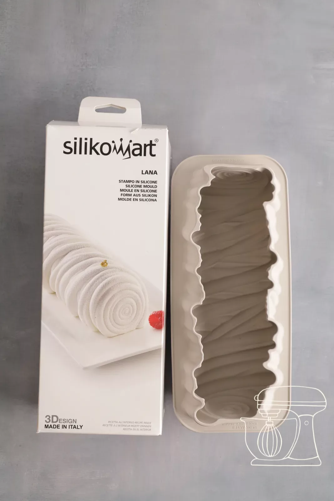 Stampo Silikomart Lana per bûche