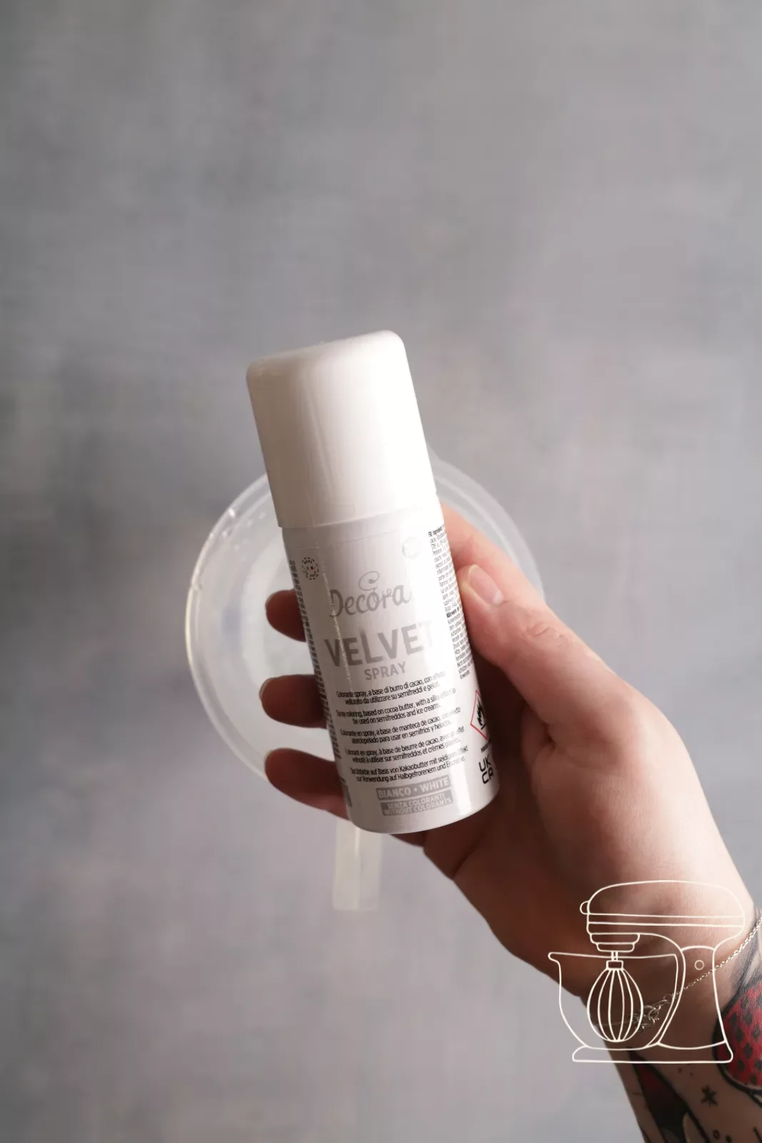 Spray velluto bianco