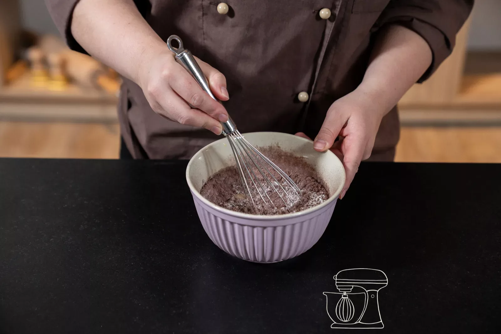 Schoggiteig für Cupcakes in einer Schüssel