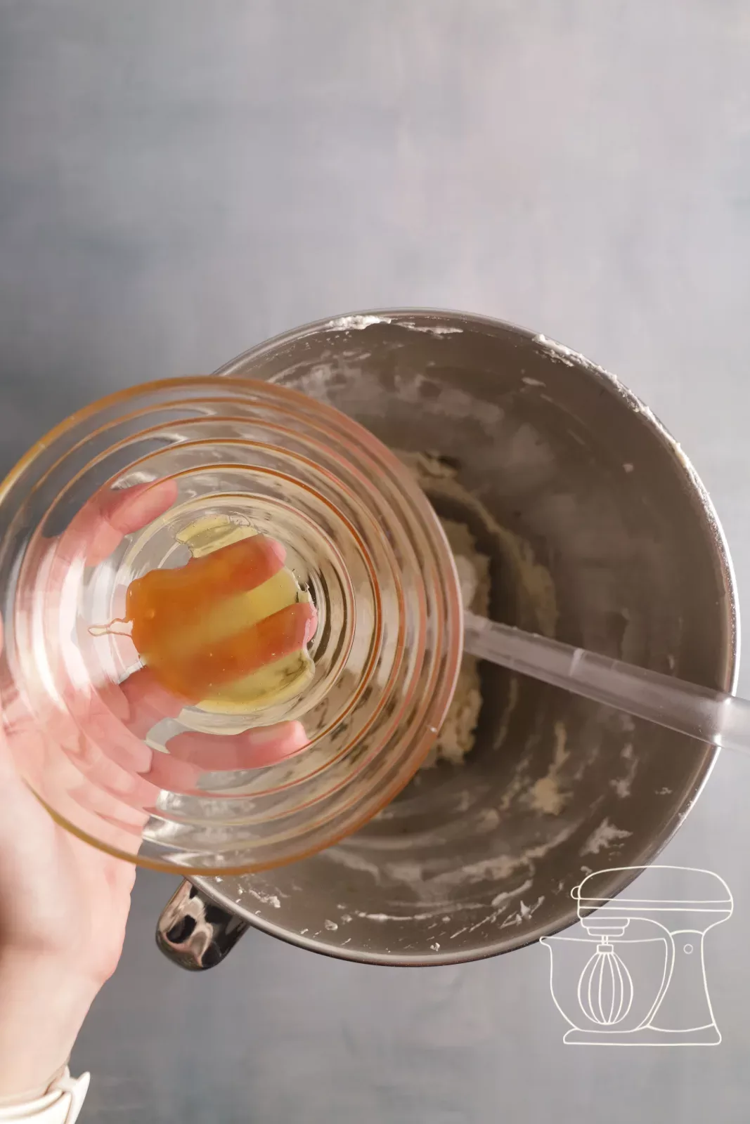 Adding honey