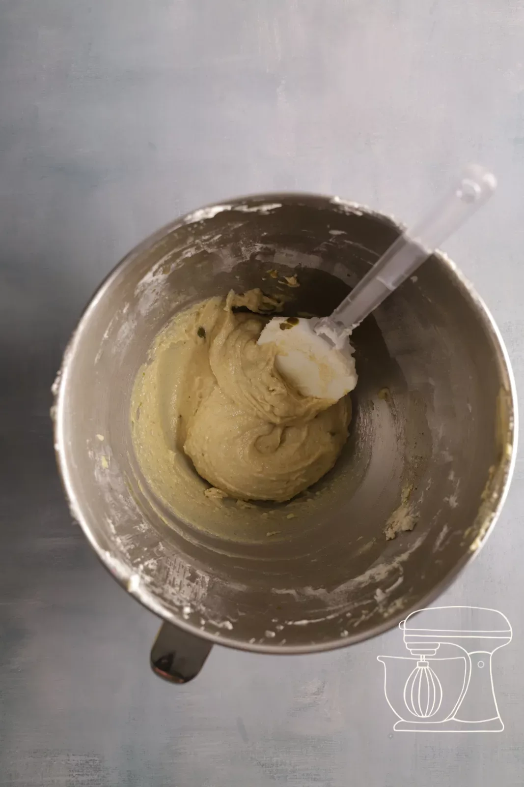 Finished financier dough