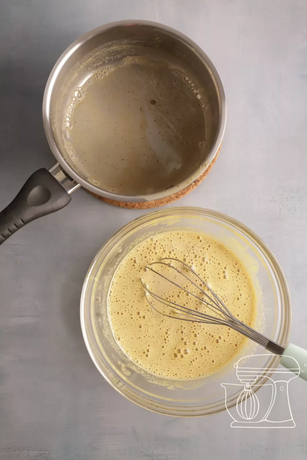 Stirred mixture