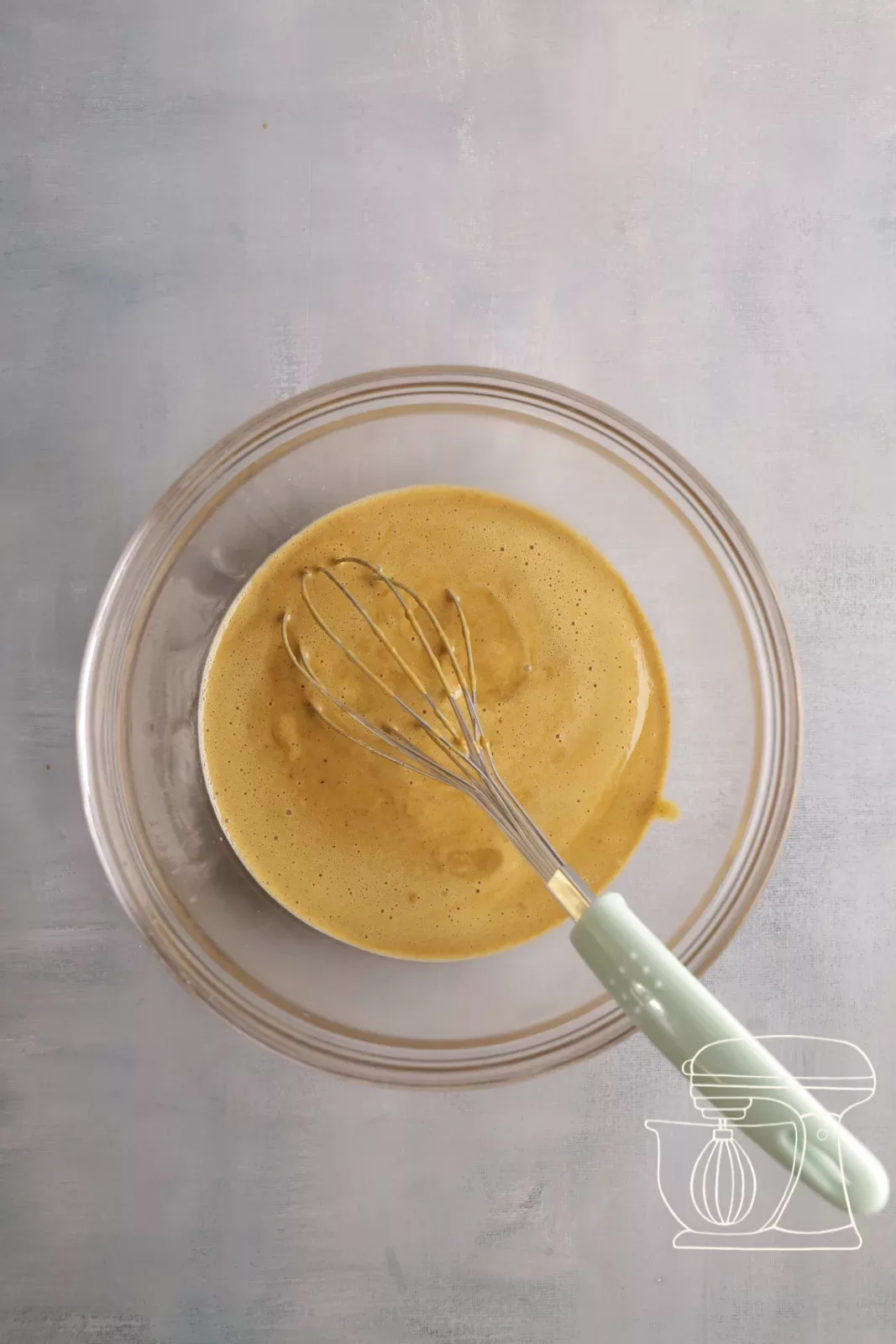 Custard cooling in the bowl