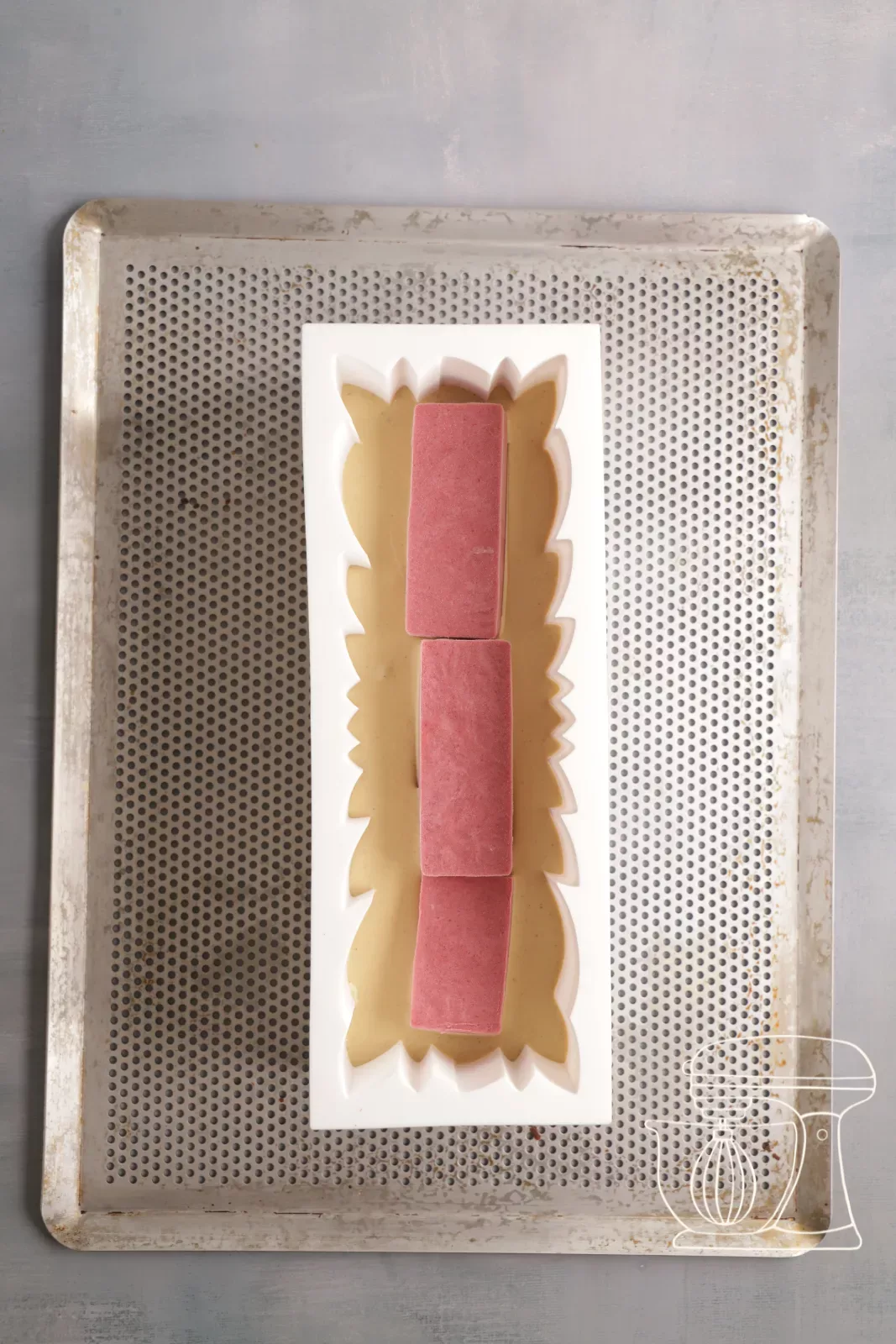 Three fillings in the bavarois
