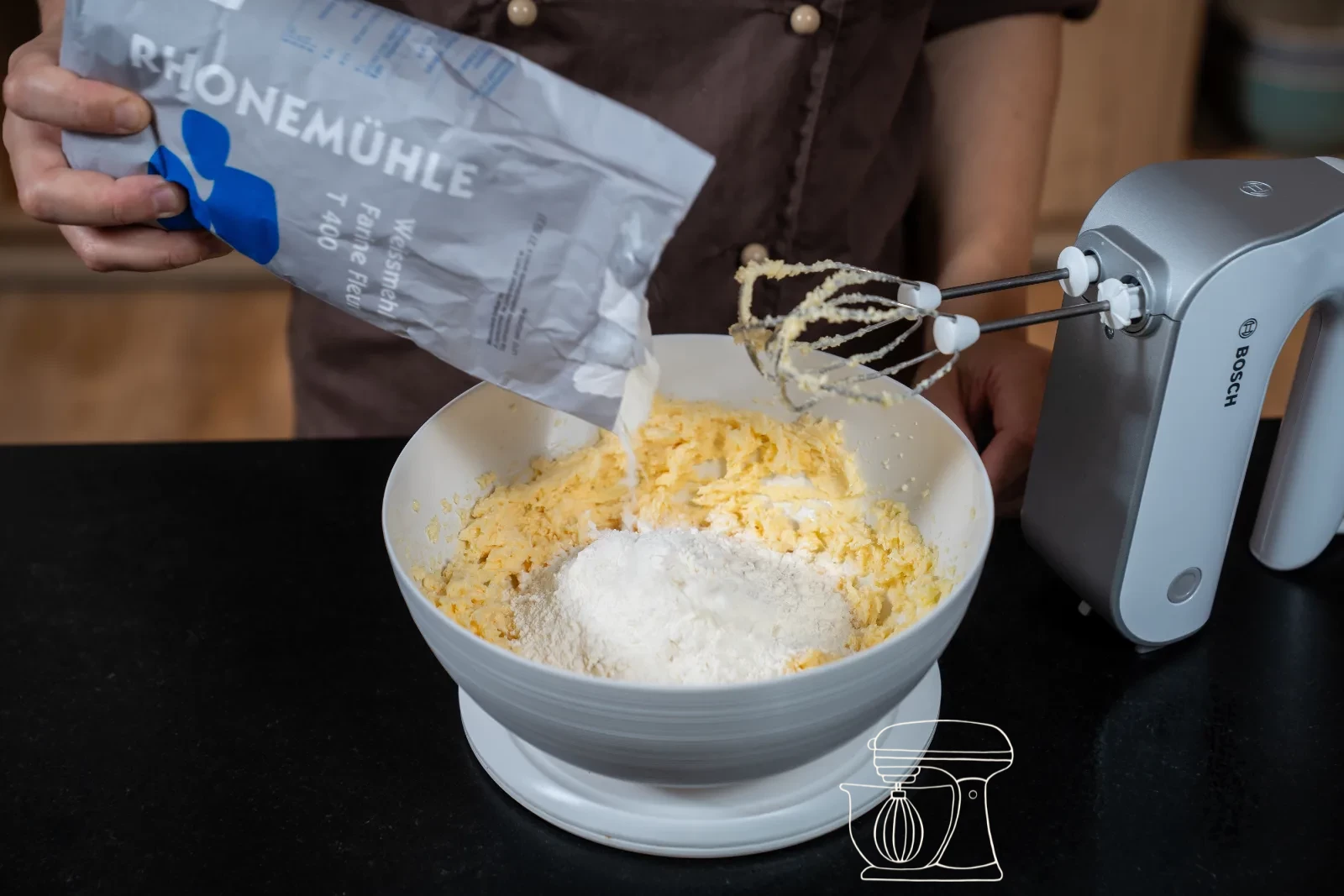 Making the shortcrust pastry