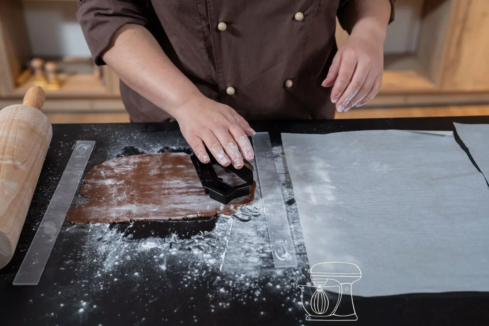 Sargteile mit dem 3D-Ausstecher ausstechen