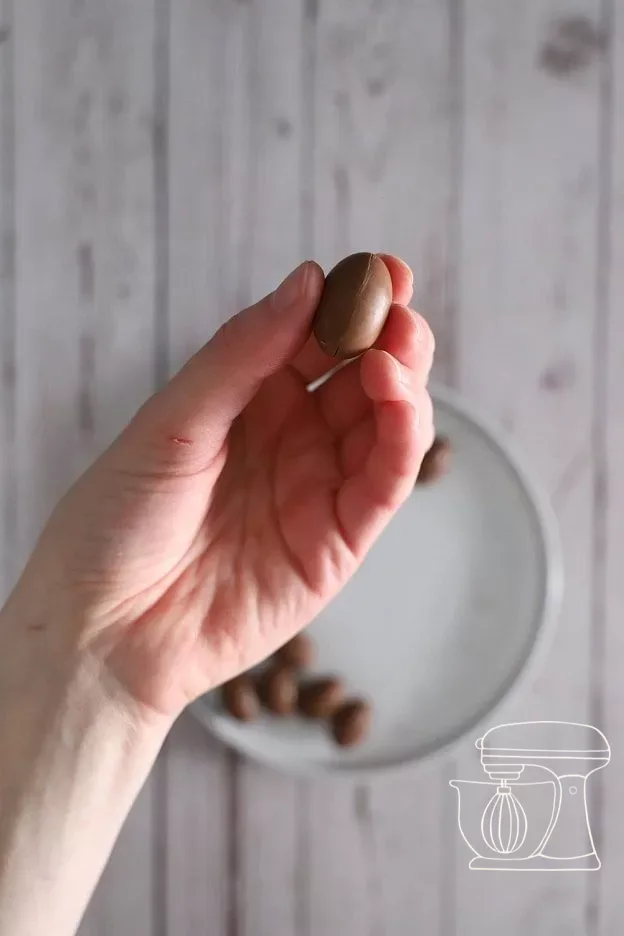 Bonbon au chocolat terminé