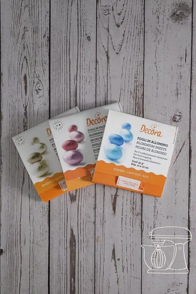 Papier aluminium en différentes couleurs