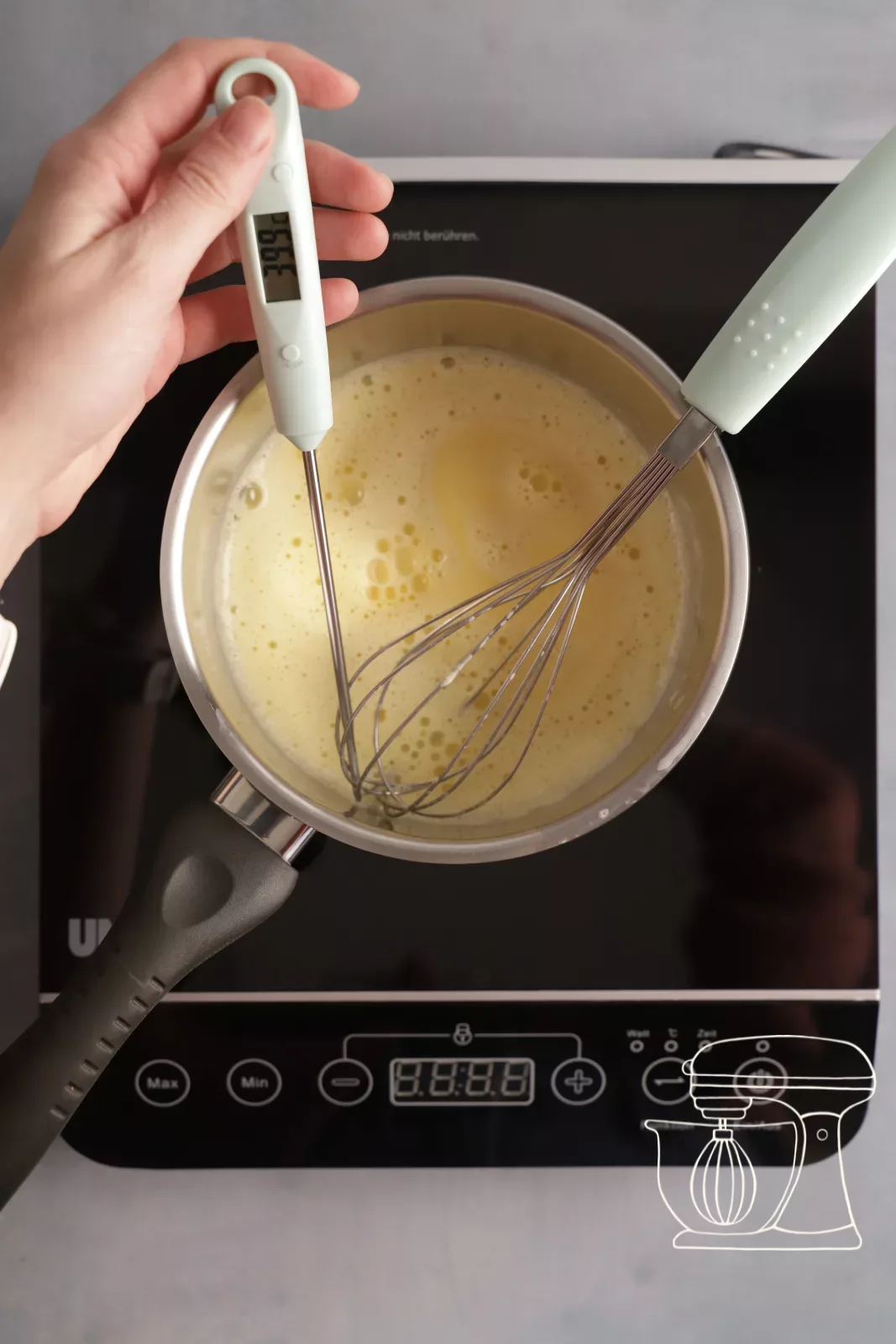 Temperatur mit dem Thermometer messen