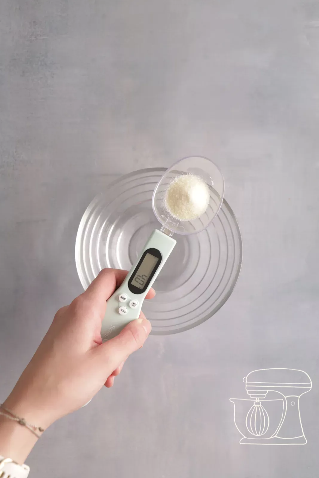 Gelatine abwiegen