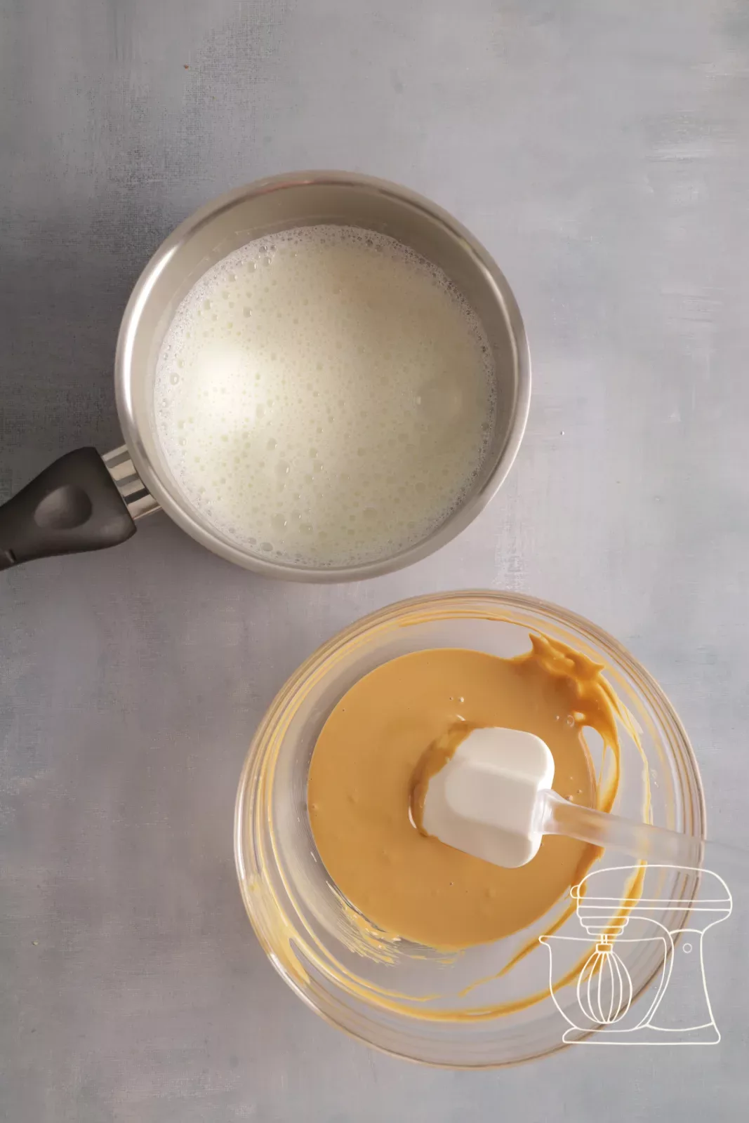 Heisse Milch und Dulcey