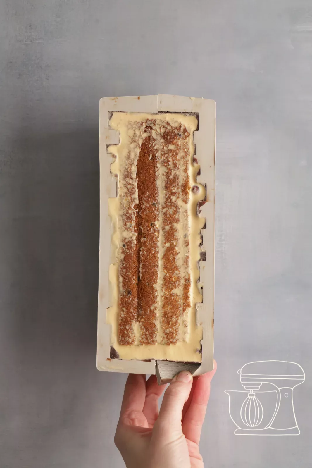 Bûche in der Form