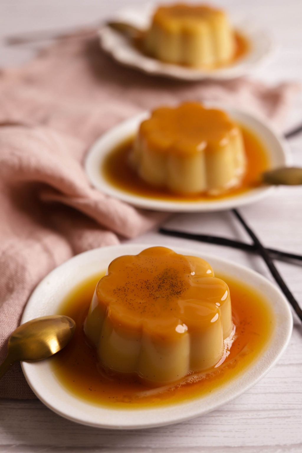 Vanilla caramel Flamby