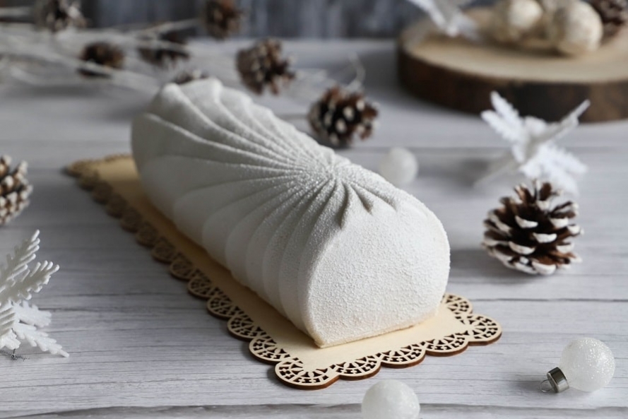 Tropical Ice Cream Yule Log