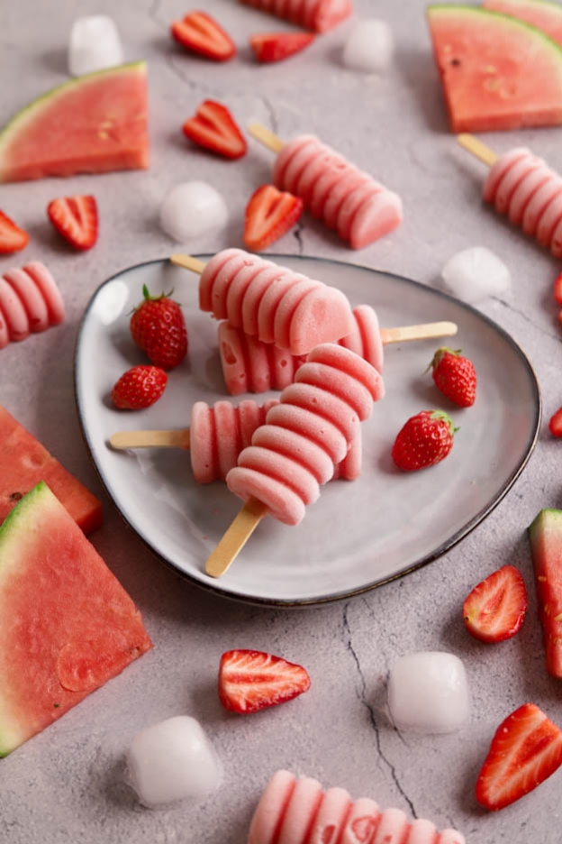 Gelato fragola-anguria