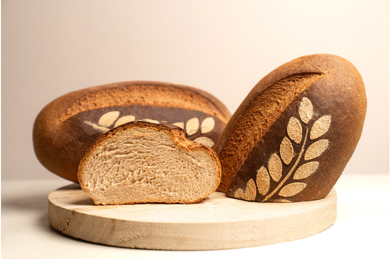 Country Bread with Wheat Ear Pattern for Sourdough Fans