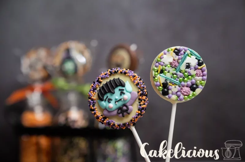 Lecca-lecca di Halloween al cioccolato