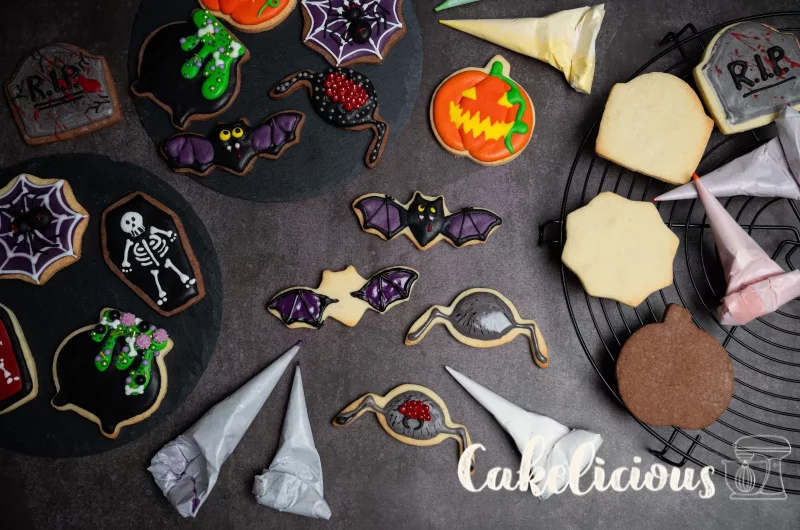 Halloween Cookies with Royal Icing